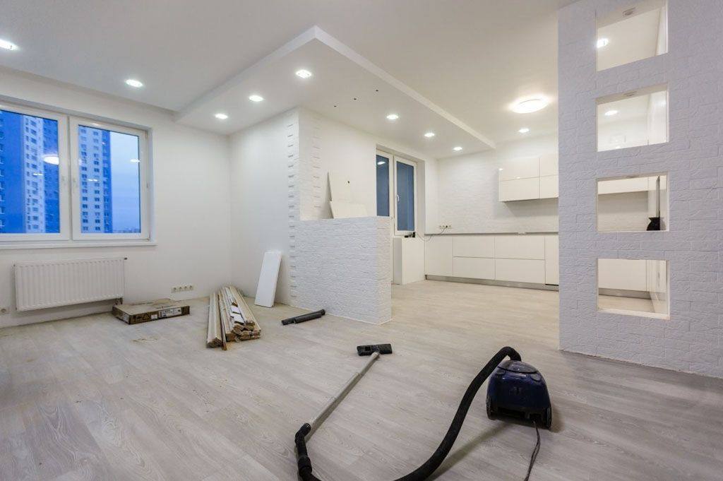 Smooth finished wall after drywall repair